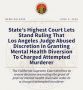 State’s Highest Court Lets Stand Ruling that L.A. Judge Abused Discretion in Granting Mental Health Diversion to Attempted Murderer Charge