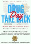 Mariposa County Drug Take Back Day on Saturday, April 27, 2024