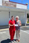 John C. Fremont Hospital Foundation Awards $1,000 Grant to Kati Baca at Northside Clinic for Registered Nursing School