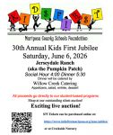30th Annual Kids First Jubilee will be Held at Jerseydale Ranch on Saturday, June 6, 2026