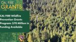 CAL FIRE Announces $70 Million in Grant Funding to Help Reduce Wildfire Risks and Protect Communities Across California