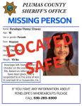 Plumas County Sheriff Seek Public’s Help Locating Missing 15-Year-Old Runaway Teen, Last Seen in Chester