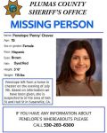Plumas County Sheriff Seek Public’s Help Locating Missing 15-Year-Old Runaway Teen, Last Seen in Chester