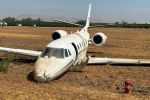 Tulare County Sheriff Reports Plane Slid Off Runway During Landing in Porterville