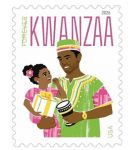 Postal Service Features Joyful Father and Daughter On Latest Kwanzaa Stamp
