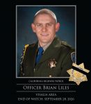 Governor Gavin Newsom Honors Fallen California Highway Patrol Motorcycle Officer Brian Liles of Visalia Killed On-Duty in Tulare County Crash