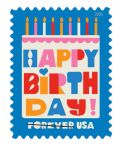 Postal Service Releases Happy Birthday Stamps