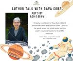 Mariposa Library Hosts Virtual Presentation with Science Author Dava Sobel on Her Latest Book on Friday, July 31, 2026