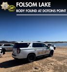 Placer County Sheriff Reports Body of Man Found in Folsom Lake Near Doton’s Point