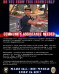 Merced Police Seek Public’s Help IDing Suspect Wanted for Robbery and Assault at Area Home Depot
