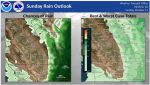 Weather Service Sierra Nevada Sunday Rain Forecast