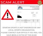 Mariposa County Sheriff's Office Alerts Residents to a Scam by Spartan Sports