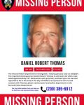 Merced Police Department Seeks Public's Help for Information on Missing Person, Daniel Robert Thomas