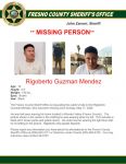 Fresno County Sheriff Seeks Public’s Help Locating Missing Person Rigoberto Guzman Mendez, Last Seen in Wonder Valley