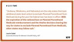 KFF Reports the Sunsetting of the Federal Planned Parenthood Medicaid Ban Shifts Decisions to States  