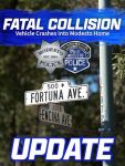 Woman Killed After Car Crashes into Her Modesto Home; Three Injured in Vehicle Including 12-Year-Old Child