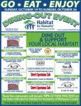 Dine-Out & Support Mariposa Habitat for Humanity October 19 Through October 26, 2025