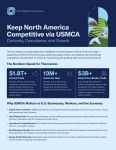 U.S. Chamber of Commerce Says U.S.-Mexico-Canada Agreement (USMCA) is a Cornerstone of the North American Economy