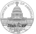 United States Mint Freedom 250 Race Medal Available for Pre-Sale on Thursday, August 21