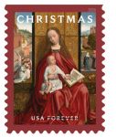 Postal Service Announces New Christmas Stamp Now Available; The Image Is from A 16th-Century Painting Titled ‘The Virgin and Child Enthroned’