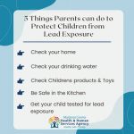 Mariposa County Health & Human Services Announce 5 Things Parents Can Do to Prevent Lead Exposure