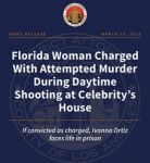 Florida Woman Charged with Attempted Murder After Shooting at Celebrity Musician Rihanna's Beverly Crest Home