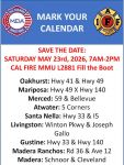 CAL FIRE Announces Muscular Dystrophy Fundraiser in Madera, Mariposa, and Merced Counties on Saturday, May 23, 2026