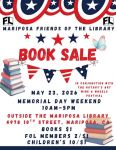 Visit the Mariposa Friends of the Library Book Sale Today; Saturday, May 23, 2026