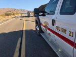 Yosemite National Park Fire Engine Stationed in Death Valley National Park Responded to a Van and Trailer Fire in 108 Degree Temperatures