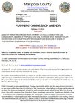 Mariposa County Planning Commission Meeting Agenda for Friday, October 2, 2026 