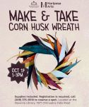 Mariposa County Library Hosts Make & Take Corn Husk Wreath Craft Class in Wawona on Saturday, October 17, 2026