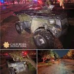 Madera CHP Reports Solo ATV Crash Results in 16-Year-Old Juvenile’s Death