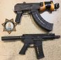 Sacramento County Detectives Arrest Suspect During Traffic Stop Found with Two Loaded Micro Draco AK-47 Style Pistols