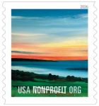 Postal Service Releases Summer Sunset Nonprofit Stamp