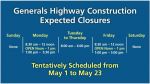 Road Construction Begins Today, April 29 in Sequoia National Park - Associated Closures Expected to Begin May 1