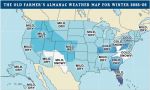 2026 Old Farmer’s Almanac Arrives with a Prediction of  Mild and Dry 2025-2026 Winter for California With Pockets of Wild for the Eastern States