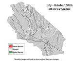 July To October 2026 Fuels, Fire And Weather Assessment For Central And Southern California Report Finds Temperatures Likely Above Normal And Above Normal Monsoonal Shower And Thunderstorm Activity Is Likely Starting In Mid-July