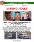 Fresno County Sheriff Seeks Public’s Help Locating Missing Person Jose Trinidad Rodriguez, Last Seen in Firebaugh
