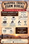 Mariposa County Farm Bureau to Host Annual Prime Rib Fundraiser Dinner on Saturday, November 14, 2026