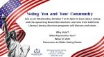 Mariposa Library Offers Voting Discussion to Help People Learn About Voting Rights on Wednesday, October 7, 2026